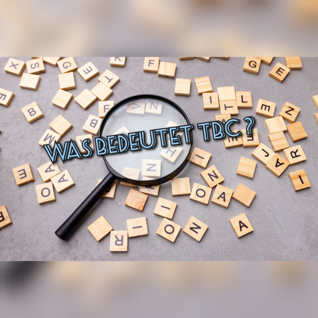 Was bedeutet TBC Bedeutung, Definition & Herkunft Abkürzung Wortbedeutung